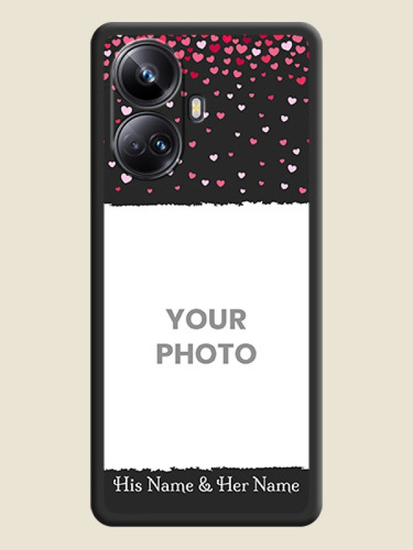 Custom Fall in Love with Your Partner  on Photo on Space Black Soft Matte Phone Cover - Realme 10 Pro Plus 5G - alternate view