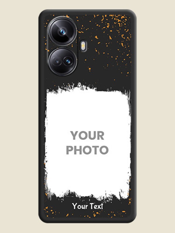 Custom Spray Free Design on Photo on Space Black Soft Matte Phone Cover - Realme 10 Pro Plus 5G - alternate view