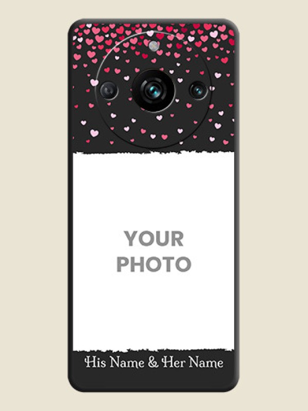 Custom Fall in Love with Your Partner - Photo on Space Black Soft Matte Phone Cover - Realme 11 Pro 5G - alternate view