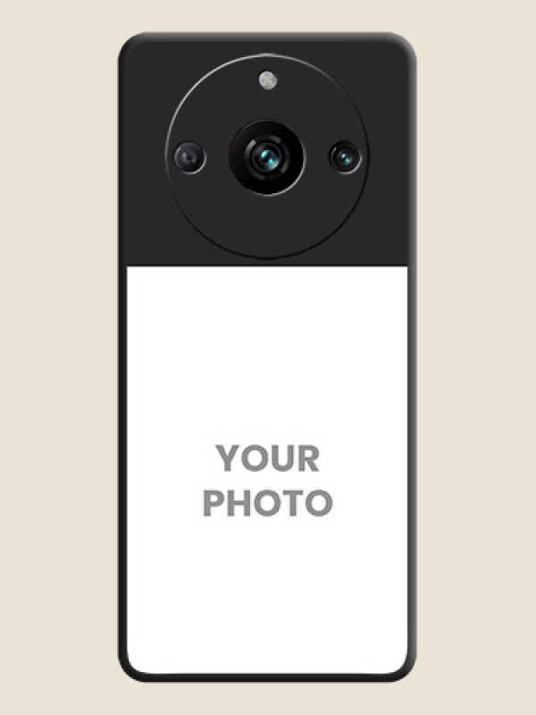 Custom Image Upload With Space Black Color On Custom Soft Matte Mobile Back Cover - Realme 11 Pro 5G - alternate view