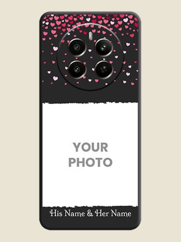 Custom Fall in Love with Your Partner - Photo on Space Black Soft Matte Phone Cover - Realme 12 Plus 5G - alternate view