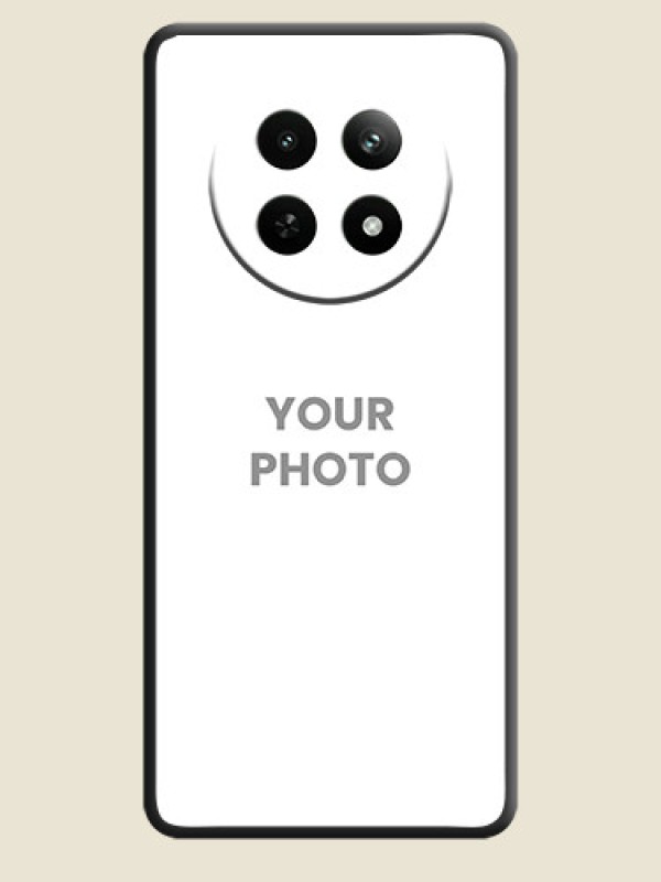 Custom Full Single Pic Upload On Space Black Custom Soft Matte Mobile Back Cover - Realme 13 5G - alternate view