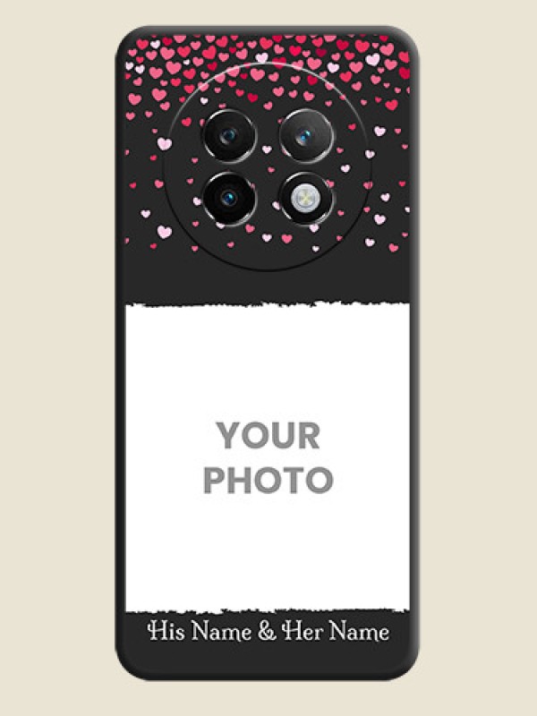 Custom Fall in Love with Your Partner on Photo On Space Black Custom Soft Matte Mobile Back Cover - Realme 13 Plus 5G - alternate view