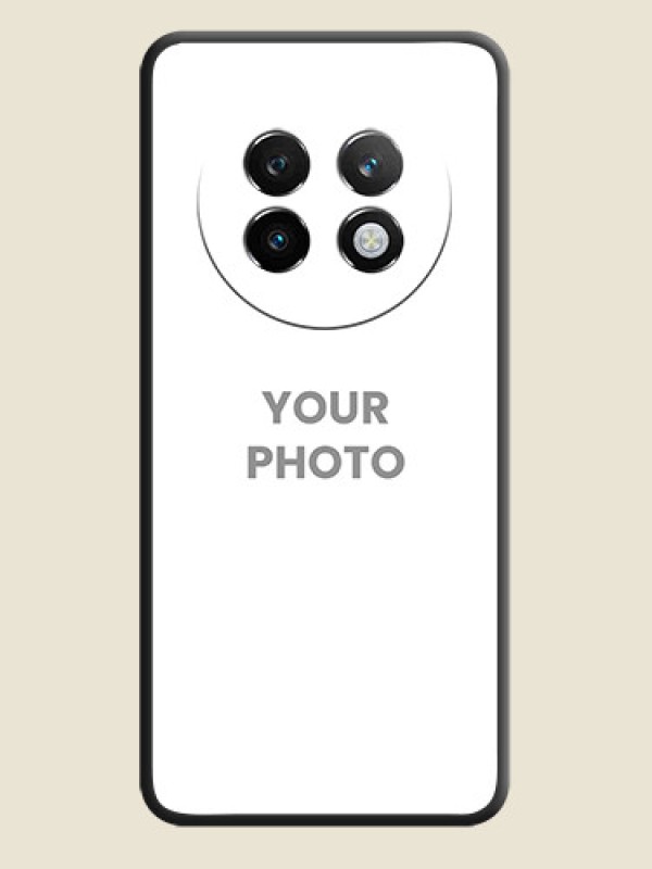 Custom Full Single Pic Upload On Space Black Custom Soft Matte Mobile Back Cover - Realme 13 Plus 5G - alternate view