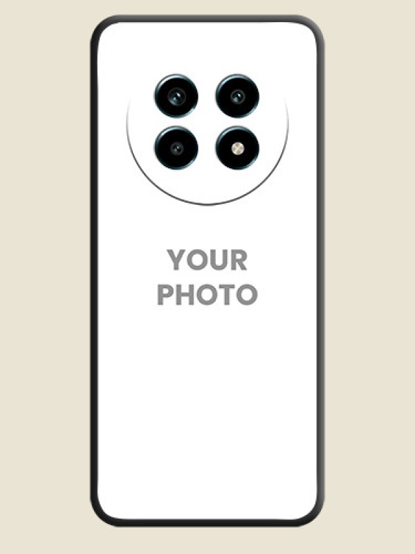 Custom Full Single Pic Upload On Space Black Custom Soft Matte Mobile Back Cover - Realme 13 Pro 5G - alternate view