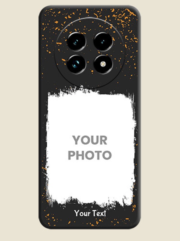 Custom Spray Free Design on Photo On Space Black Custom Soft Matte Mobile Back Cover - Realme 13 Pro Plus 5G - alternate view