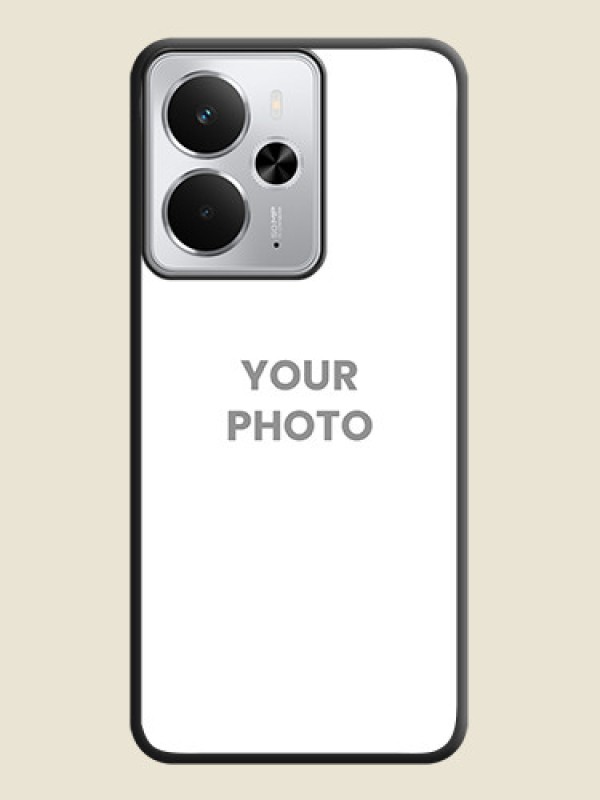 Custom Full Single Pic Upload On Space Black Custom Soft Matte Mobile Back Cover - Realme 14 5G - alternate view