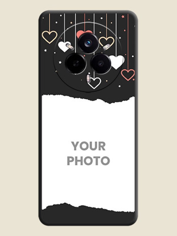 Custom Love Hangings with Splash Wave Picture On Space Black Custom Soft Matte Mobile Back Cover - Realme 14 Pro 5G - alternate view