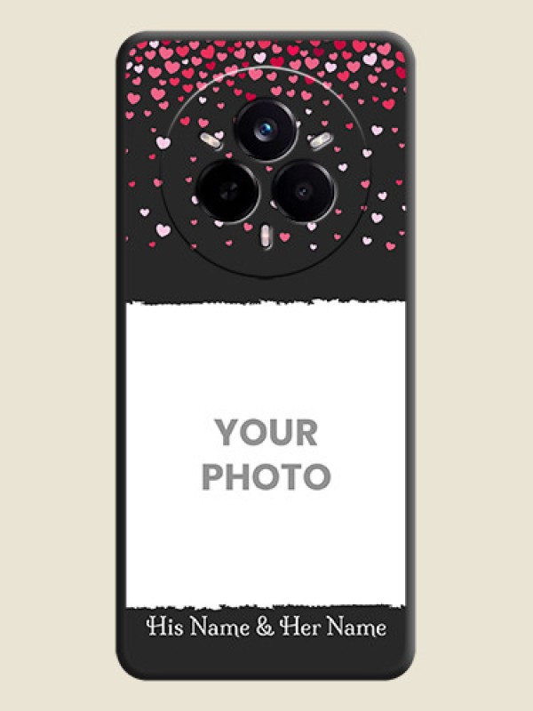 Custom Fall in Love with Your Partner on Photo On Space Black Custom Soft Matte Mobile Back Cover - Realme 14 Pro 5G - alternate view