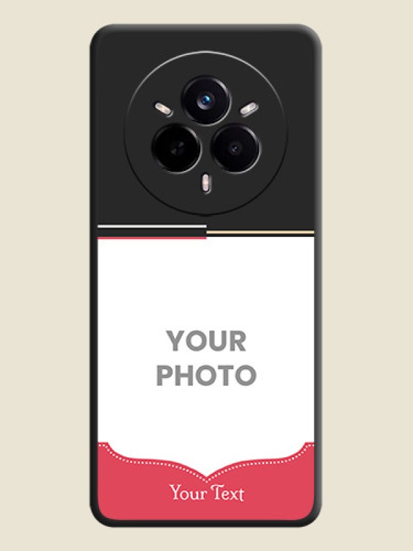 Custom Classic Plain Design with Name On Space Black Custom Soft Matte Mobile Back Cover - Realme 14 Pro 5G - alternate view