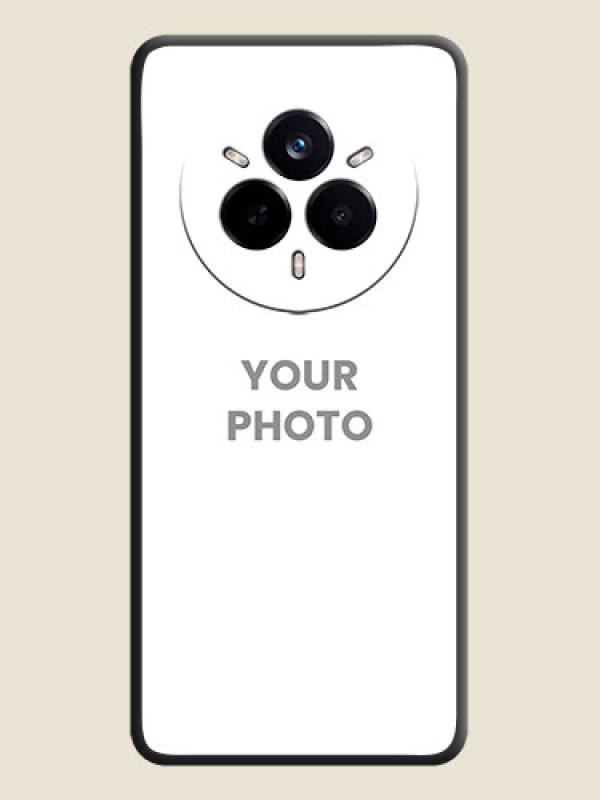 Custom Full Single Pic Upload On Space Black Custom Soft Matte Mobile Back Cover - Realme 14 Pro 5G - alternate view