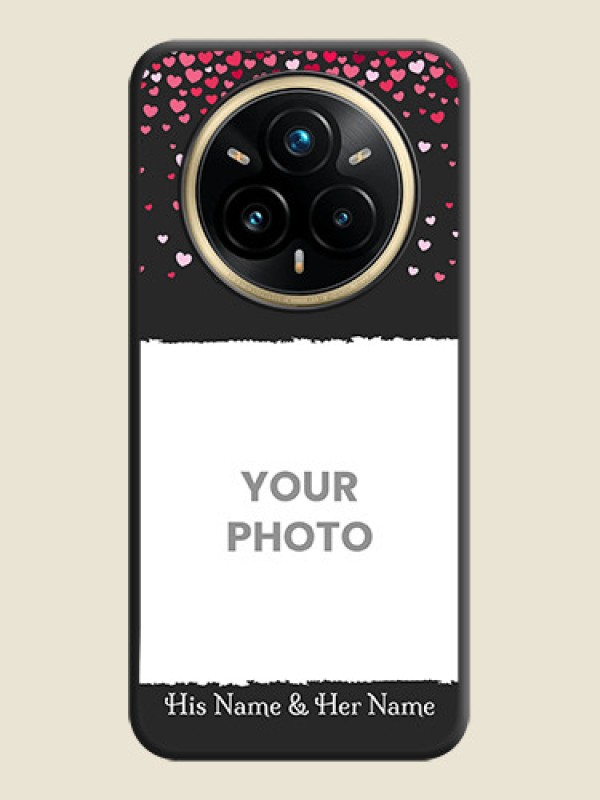 Custom Fall in Love with Your Partner on Photo On Space Black Custom Soft Matte Mobile Back Cover - Realme 14 Pro Plus 5G - alternate view