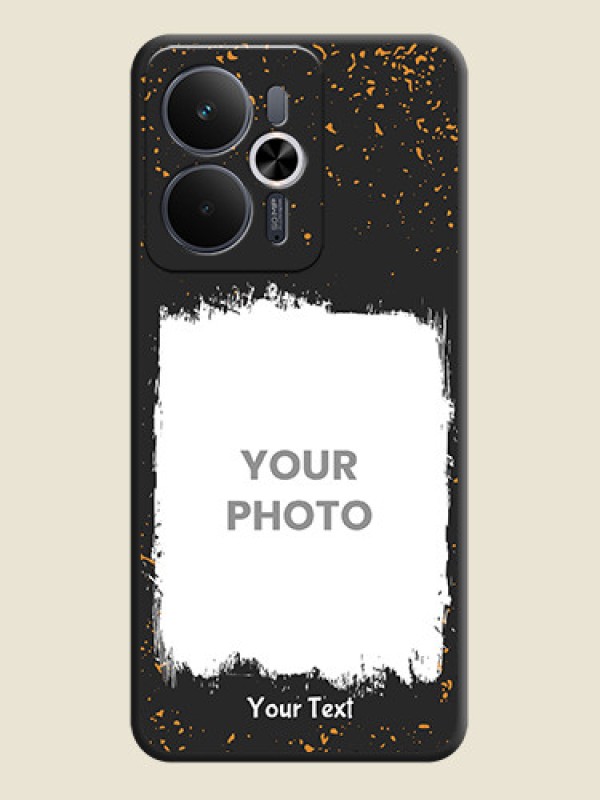 Custom Spray Free Design on Photo On Space Black Custom Soft Matte Mobile Back Cover - Realme 14T 5G - alternate view