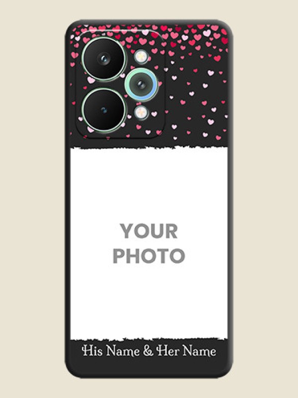 Custom Fall in Love with Your Partner on Photo On Space Black Custom Soft Matte Mobile Back Cover - Realme 15 5G - alternate view