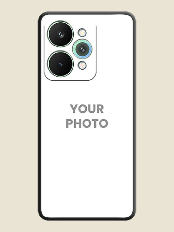 Custom Full Single Pic Upload On Space Black Custom Soft Matte Mobile Back Cover - Realme 15 5G - alternate view