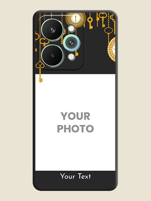 Custom Decorative Design with Text On Space Black Custom Soft Matte Mobile Back Cover - Realme 15 Pro 5G - alternate view