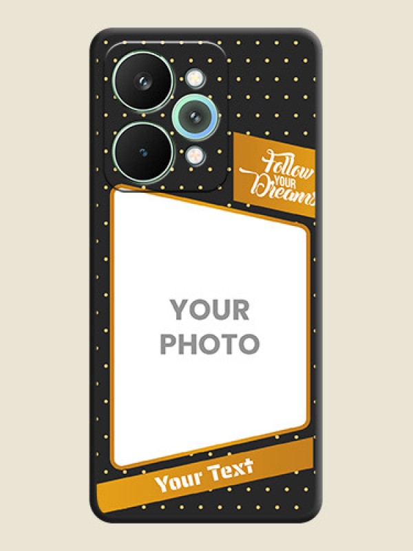 Custom Follow Your Dreams with White Dots On Space Black Custom Soft Matte Mobile Back Cover - Realme 15 Pro 5G - alternate view