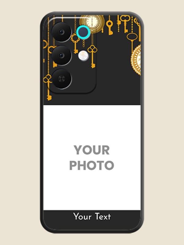 Custom Decorative Design with Text On Space Black Custom Soft Matte Mobile Back Cover - Realme 15X 5G - alternate view