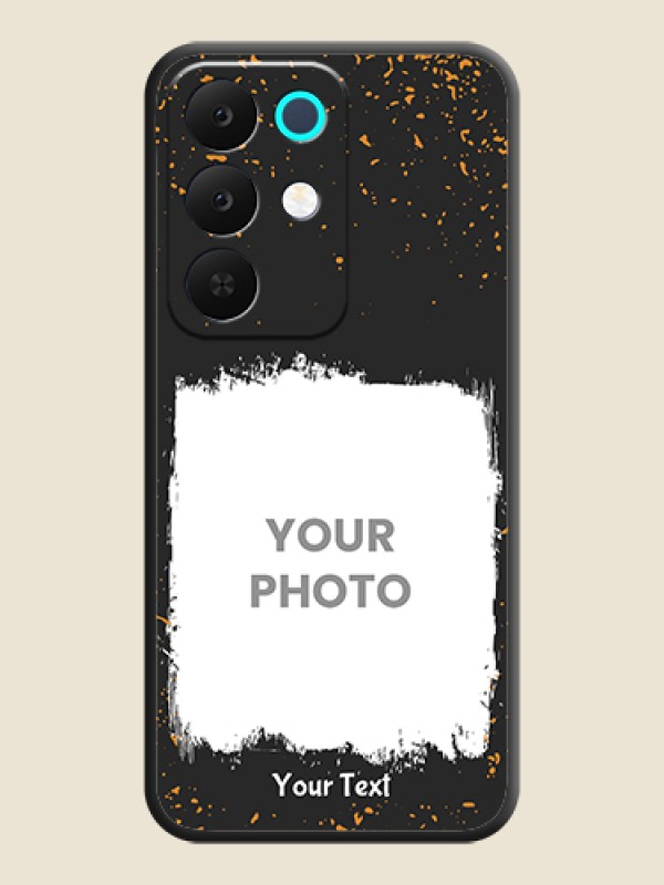 Custom Spray Free Design on Photo On Space Black Custom Soft Matte Mobile Back Cover - Realme 15X 5G - alternate view