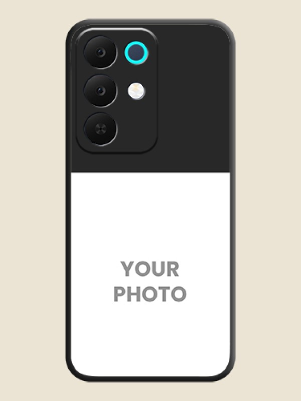 Custom Image Upload With Space Black Color On Custom Soft Matte Mobile Back Cover - Realme 15X 5G - alternate view