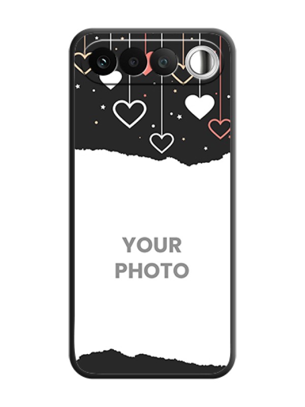 Custom Love Hangings with Splash Wave Picture On Space Black Custom Soft Matte Mobile Back Cover - Realme 16 5G - alternate view