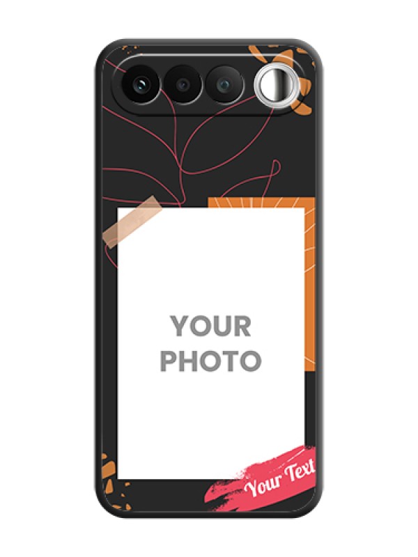 Custom Orange Photo Frame On Space Black Custom Soft Matte Mobile Back Cover - Realme 16 5G - alternate view
