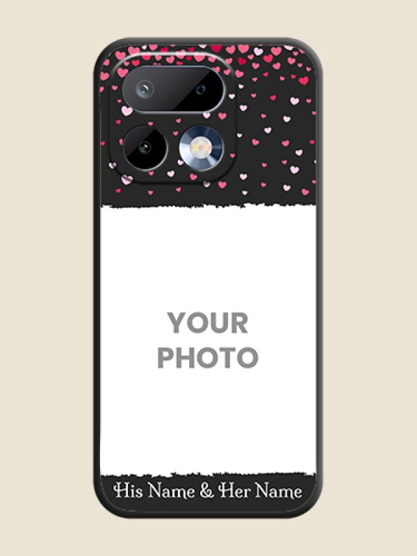 Custom Fall in Love with Your Partner on Photo On Space Black Custom Soft Matte Mobile Back Cover - Realme 16 Pro 5G - alternate view