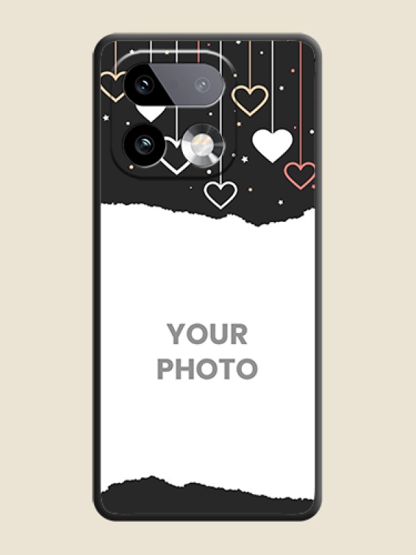 Custom Love Hangings with Splash Wave Picture On Space Black Custom Soft Matte Mobile Back Cover - Realme 16 Pro Plus 5G - alternate view