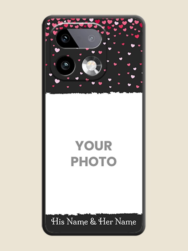 Custom Fall in Love with Your Partner on Photo On Space Black Custom Soft Matte Mobile Back Cover - Realme 16 Pro Plus 5G - alternate view