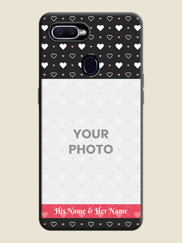 Custom White Color Love Symbols with Text Design - Photo on Space Black Soft Matte Phone Cover - Realme 2 Pro - alternate view