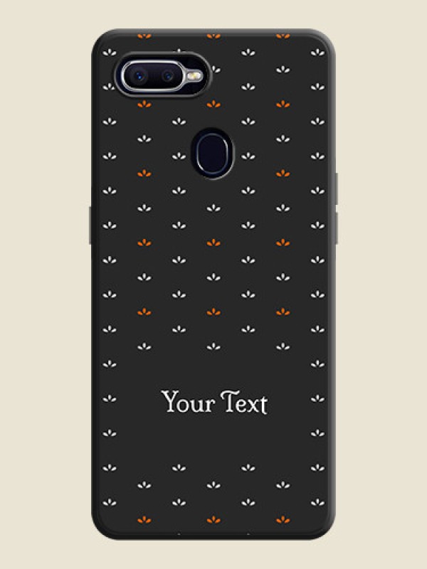 Custom Simple Pattern With Custom Text On Space Black Personalized Soft Matte Phone Covers -Realme 2 Pro - alternate view