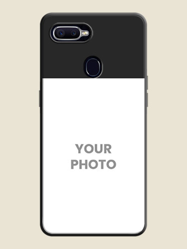 Custom Image Upload With Space Black Color On Custom Soft Matte Mobile Back Cover - Realme 2 Pro - alternate view