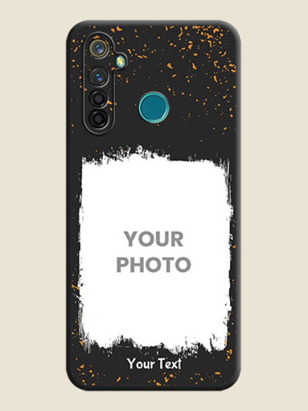 Custom Spray Free Design - Photo on Space Black Soft Matte Phone Cover - Realme 5 Pro - alternate view