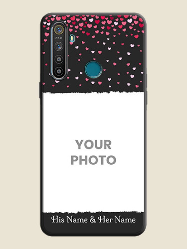 Custom Fall in Love with Your Partner  - Photo on Space Black Soft Matte Phone Cover - Realme 5 - alternate view
