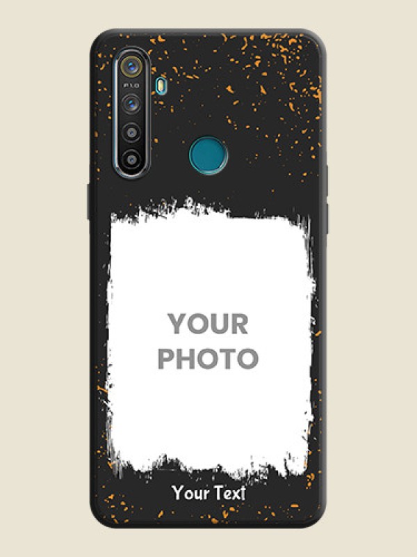 Custom Spray Free Design - Photo on Space Black Soft Matte Phone Cover - Realme 5I - alternate view