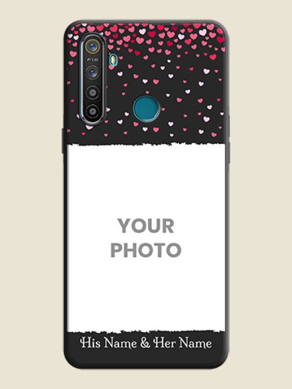 Custom Fall in Love with Your Partner  - Photo on Space Black Soft Matte Phone Cover - Realme 5S - alternate view