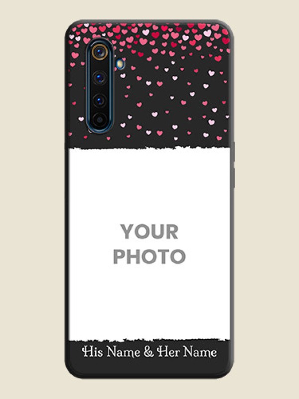Custom Fall in Love with Your Partner  - Photo on Space Black Soft Matte Phone Cover - Realme 6 Pro - alternate view