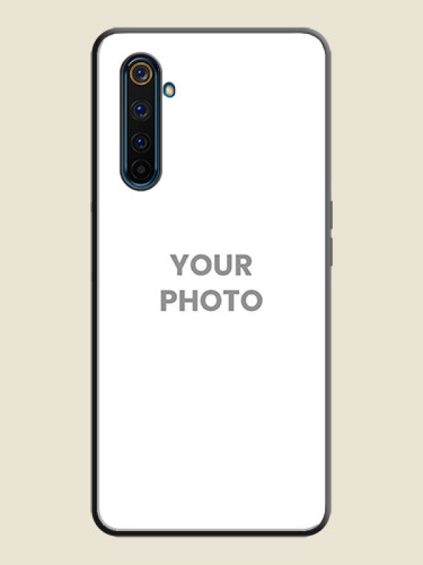 Custom Full Single Pic Upload On Space Black Personalized Soft Matte Phone Covers -Realme 6 Pro - alternate view