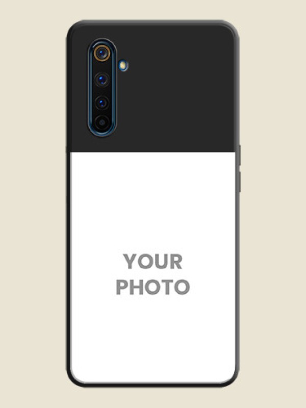 Custom Image Upload With Space Black Color On Custom Soft Matte Mobile Back Cover - Realme 6 Pro - alternate view