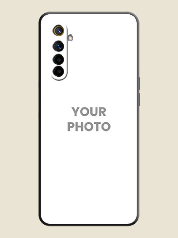 Custom Full Single Pic Upload On Space Black Personalized Soft Matte Phone Covers -Realme 6 - alternate view