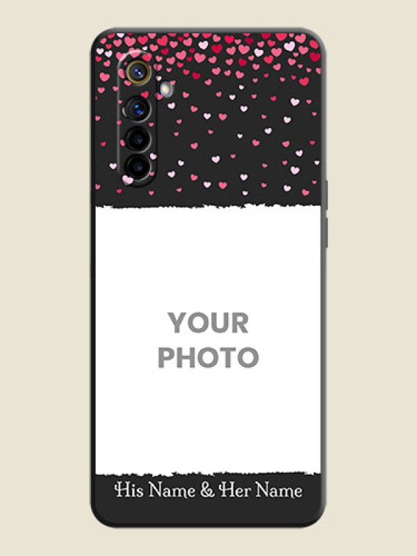 Custom Fall in Love with Your Partner  - Photo on Space Black Soft Matte Phone Cover - Realme 6i - alternate view