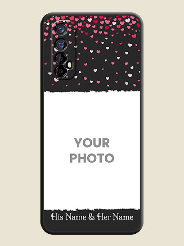 Custom Fall in Love with Your Partner  on Photo on Space Black Soft Matte Phone Cover - Realme 7 - alternate view