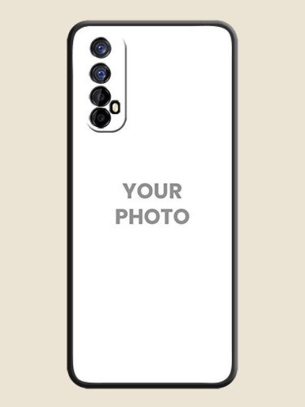 Custom Full Single Pic Upload On Space Black Personalized Soft Matte Phone Covers -Realme 7 - alternate view