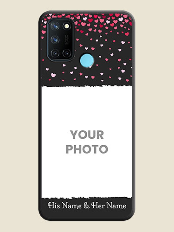 Custom Fall in Love with Your Partner  on Photo on Space Black Soft Matte Phone Cover - Realme 7i - alternate view