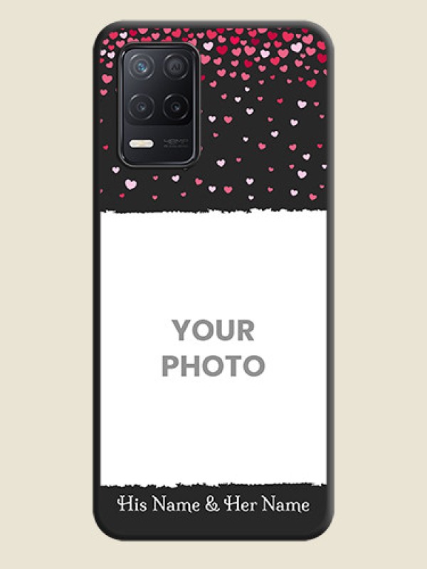Custom Fall in Love with Your Partner  on Photo on Space Black Soft Matte Phone Cover - Realme 8 5G - alternate view