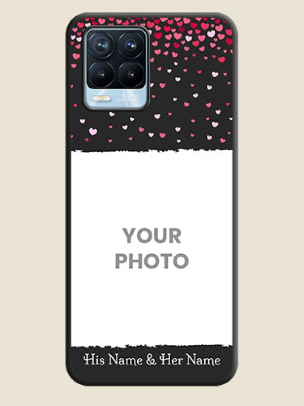 Custom Fall in Love with Your Partner  on Photo on Space Black Soft Matte Phone Cover - Realme 8 Pro - alternate view