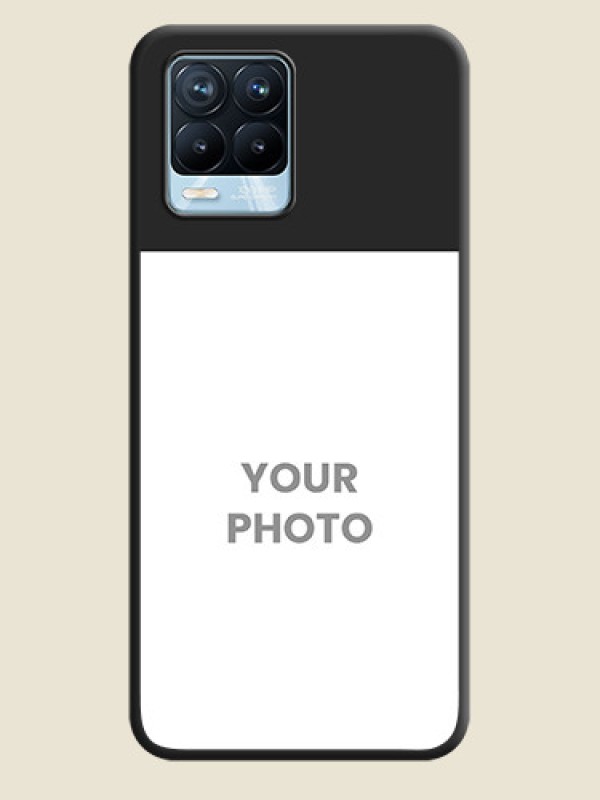 Custom Image Upload With Space Black Color On Custom Soft Matte Mobile Back Cover - Realme 8 Pro - alternate view