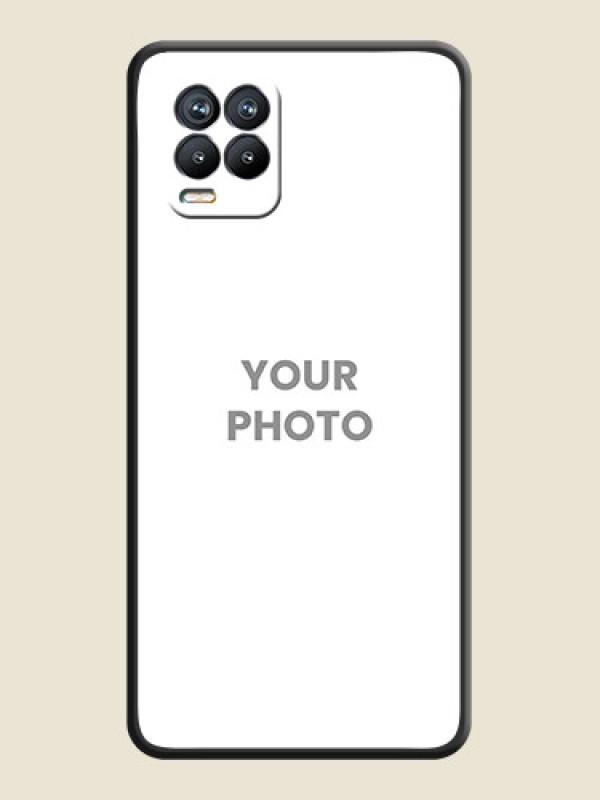 Custom Full Single Pic Upload On Space Black Personalized Soft Matte Phone Covers -Realme 8 - alternate view