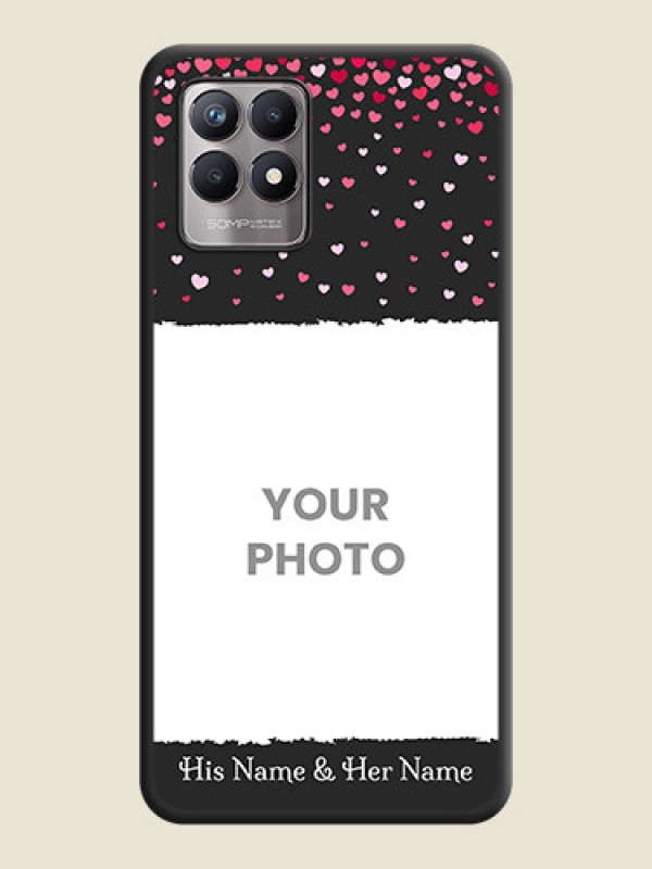 Custom Fall in Love with Your Partner  on Photo on Space Black Soft Matte Phone Cover - Realme 8i - alternate view