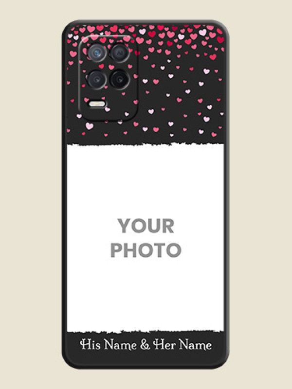 Custom Fall in Love with Your Partner  on Photo on Space Black Soft Matte Phone Cover - Realme 8s 5G - alternate view